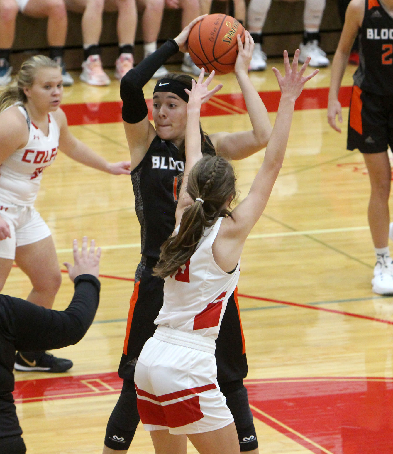 Bloomer girls basketball at Colfax 11-22-21